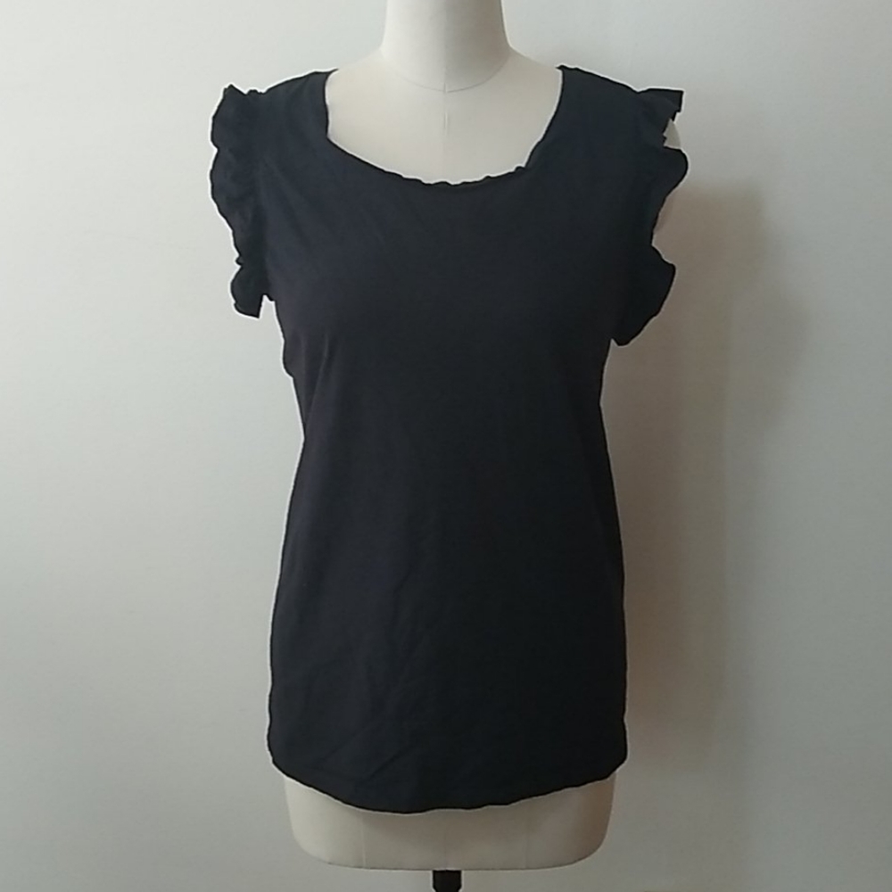 City Chic Ruffle Sleeve T-shirt Size 18